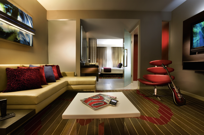 An average suite. (Photo: Hard Rock Hotel San Diego)